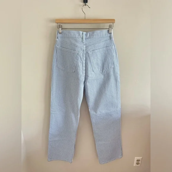 NWT Abercrombie high rise 90s relaxed striped jean size 28 regular - Picture 7 of 8